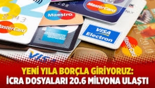 34 milyon yeni yıla borçla giriyor