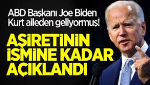 Biden Kürt aşiretinden mi geliyor