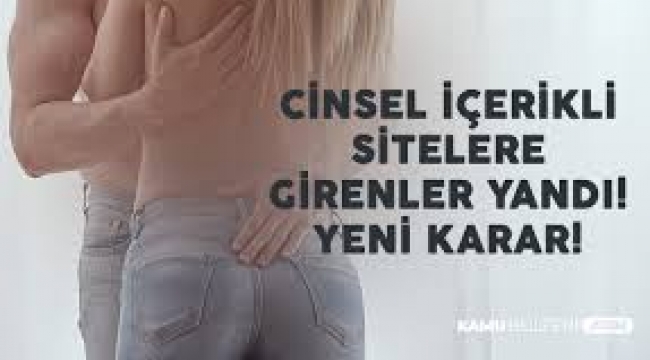 Cinsel içerikli sitelere giren evli erkeklere kötü haber