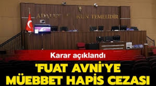 'Fuat Avni' hesabının kullanıcılarına müebbet