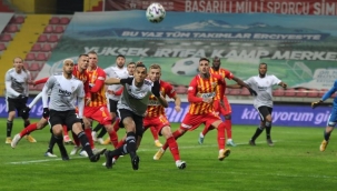 Kayserispor'u 2 golle geçen Beşiktaş ligin yeni lideri