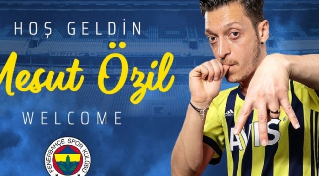 Mesut Özil, 3,5 yıllığına resmen Fenerbahçe'de
