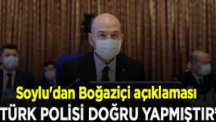 Süleyman Soylu'dan Boğaziçi Üniversitesi açıklaması