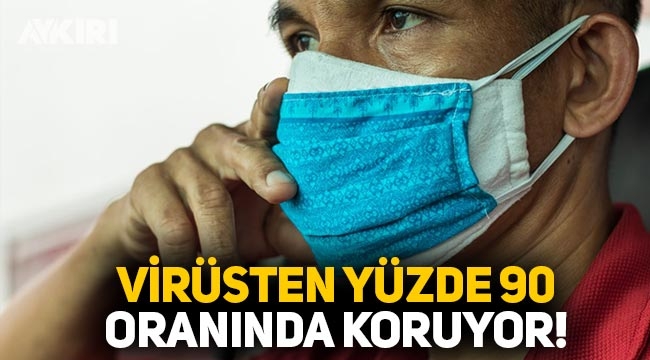 Yüzde 90 koruma için maske nasıl takılmalı?