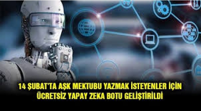 Aşk mektubu yazmak  için yapay zeka ...