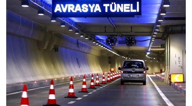 Avrasya Tüneli'nde geçişler yüzde 26 zamlandı