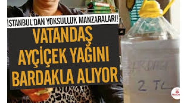 Ayçiçek Yağı Bardakla Satılıyor: Fiyatı 2 TL