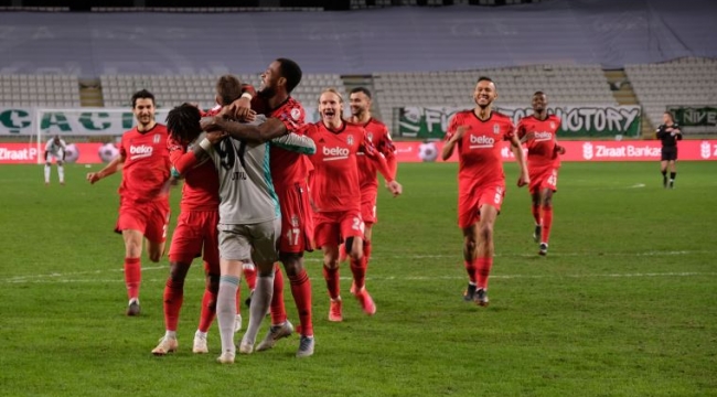 Beşiktaş penaltılarla tur atladı