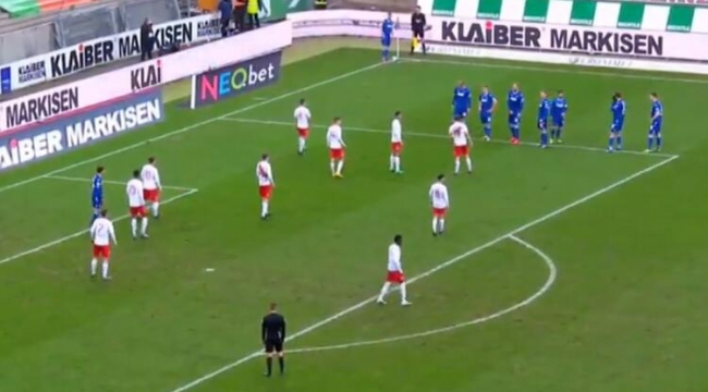 Böyle bir korner daha önce kullanılmadı!