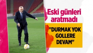 Cumhurbaşkanı Erdoğan'dan gollü paylaşımı