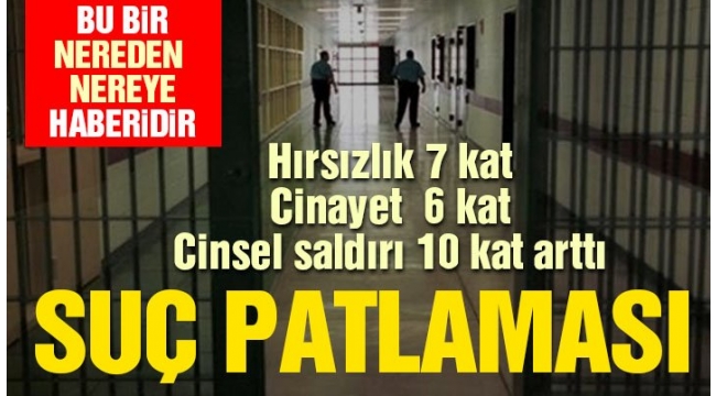 Hırsızlık 7 kat, kaçakçılık 9 kat, cinayet 6 kat, cinsel suçlar 10 kat arttı