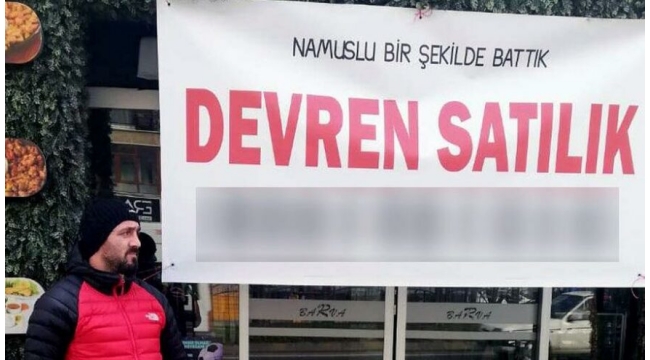 İflas eden vatandaş Namuslu bir şekilde battık