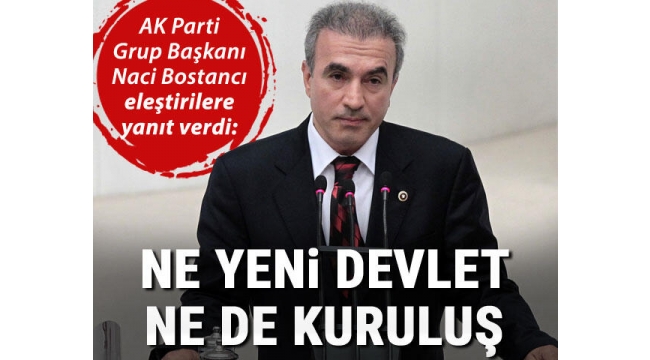 'Ne yeni devlet ne de kuruluş anayasası'