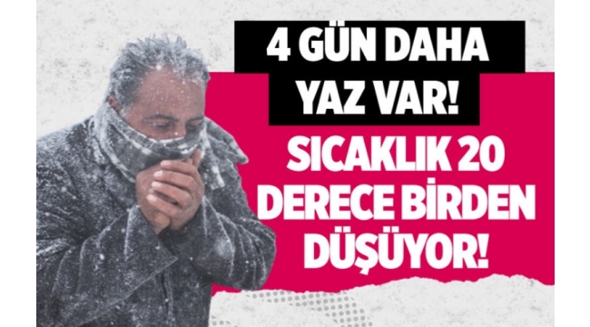 Soğuk hava Trakya'dan giriş yapıyor! Sıcaklık 20 derece birden düşecek