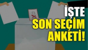 Son seçim anketi iktidarı üzecek