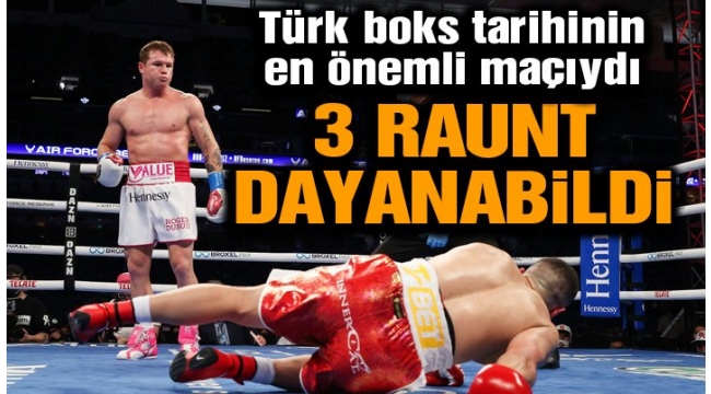 Türk boksör Avni Yıldırım, Cancelo Alvarez'e 3 raunt dayanabildi