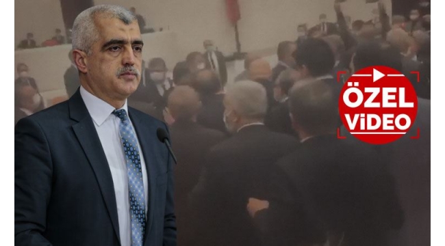 AKP'li Alpay Özalan'ın, Gergerlioğlu'nu yaka paça Meclis'ten çıkarmaya çalıştığı anlar böyle kaydedildi