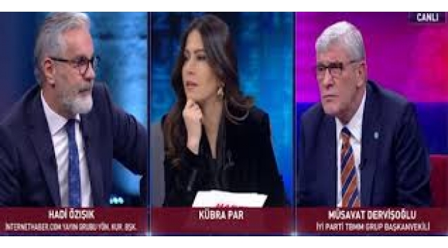 Canlı yayında parmak sallama gerilimi