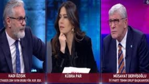 Canlı yayında parmak sallama gerilimi