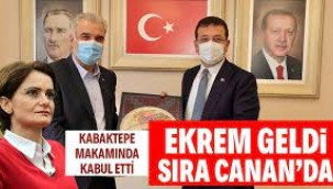 Ekrem İmamoğlu, AKP İstanbul İl Başkanı Osman Nuri Kabaktepe'yi ziyaret etti