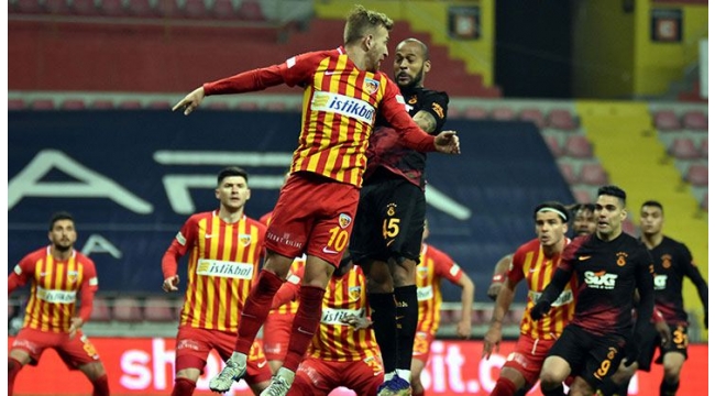 Galatasaray, Kayserispor'u farklı yendi