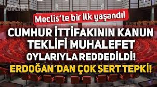 Güvenlik Soruşturması teklifi muhalefet oylarıyla reddedildi!