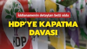 HDP'ye kapatma davası 600 isim için de siyaset yasağı 