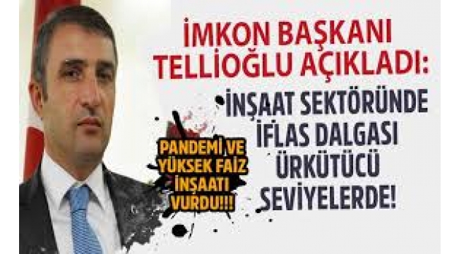 İnşaat sektöründe iflas dalgası  