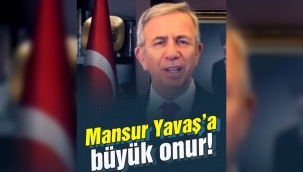 Mansur Yavaş, 2021 Dünya Belediye Başkanı Ödülü'ne aday gösterildi