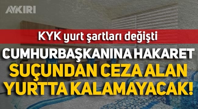 Cumhurbaşkanına hakaret eden öğrenci ,,,