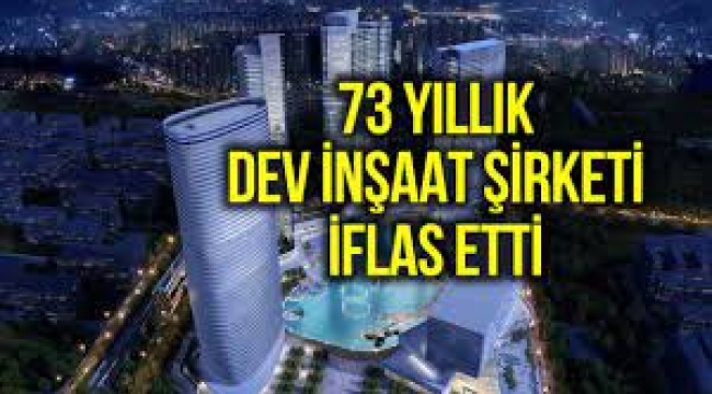 Dev inşaat şirketi Garanti Koza iflas etti: Binlerce kişi mağdur!