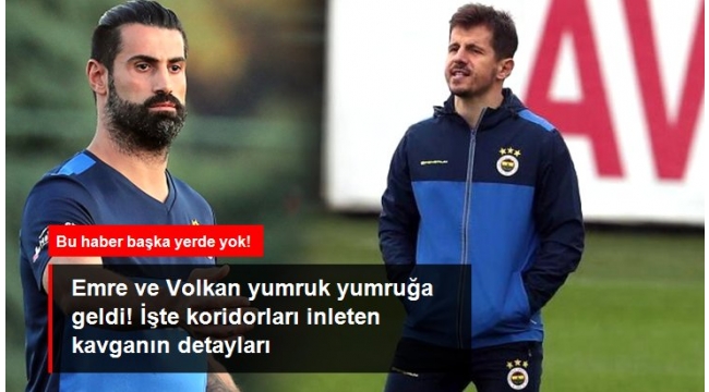 Emre Belözoğlu ve Volkan Demirel soyunma odasında yumruk yumruğa geldi! Olayın iç yüzü ortaya çıktı