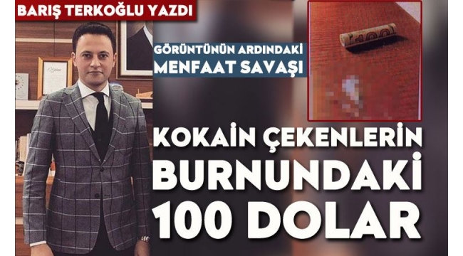 Kokain çekenlerin burnundaki 100 dolar