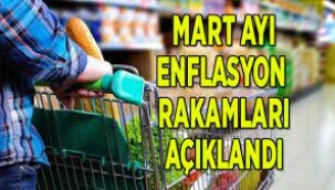 Mart ayı enflasyon rakamları açıklandı