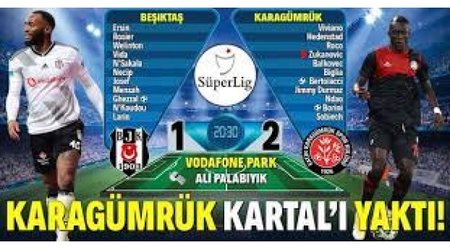 Beşiktaş 1-2 Fatih Karagümrük ...