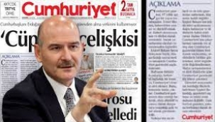 Cumhuriyet gazetesinden Bakan Soylu'ya yanıt