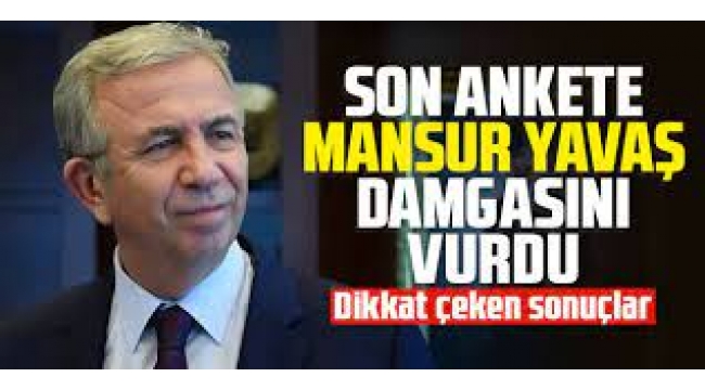 Optimar'ın son anketine Mansur Yavaş damga vurdu