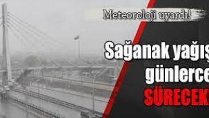 Sağanak günlerce sürecek! Sıcaklıklar düşüyor…