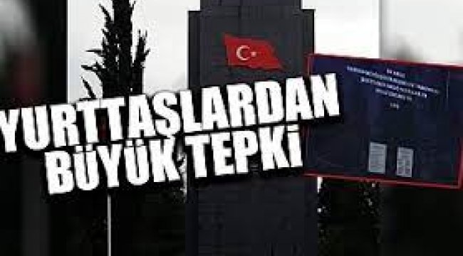 Samsun'da Şehitlik Anıtı'ndan Atatürk'ün adı çıkarıldı