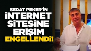 Sedat Peker'in İnternet Sitesine Erişim Engellendi
