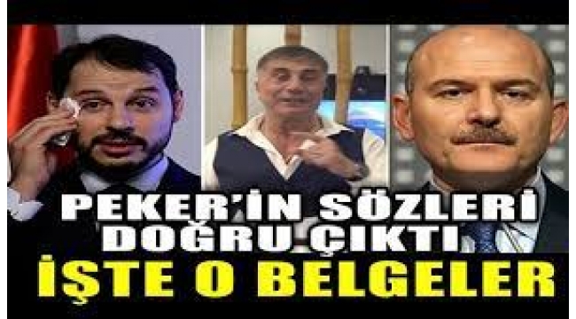 Sedat Peker'in sözleri doğru çıktı