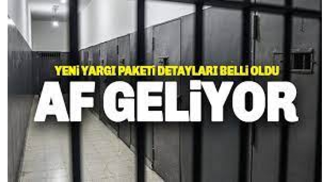 Yeni af paketi geliyor