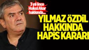 Yılmaz Özdil'e hapis talebi