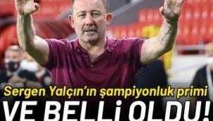 Beşiktaş'ta Sergen Yalçın'ın şampiyonluk primi 5 milyon lira