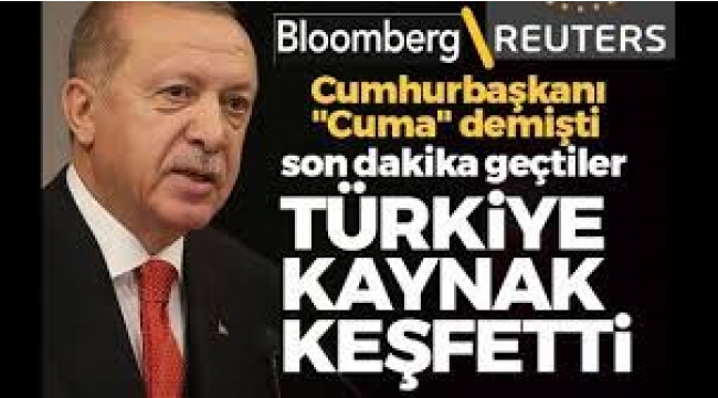 Bloomberg, Erdoğan'ın cuma günü vereceği müjdeyi açıkladı