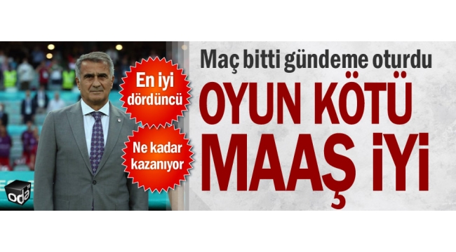 Maç bitti gündeme oturdu