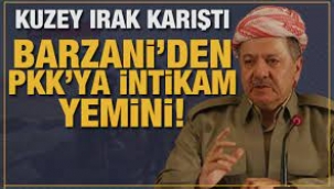 Mesud Barzani'den PKK'ya intikam yemini!