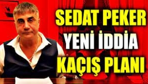 Peker ile ilgili yeni iddia... Kaçış planı