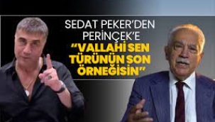 Sedat Peker'den Doğu Perinçek'e  Sen Türünün Son Örneğisin!