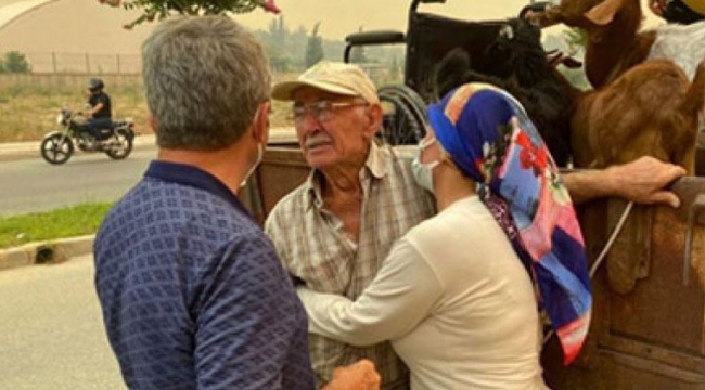 Antalya'daki yangın! Fotoğraftaki kişinin kim olduğunu öğrenince sildiler